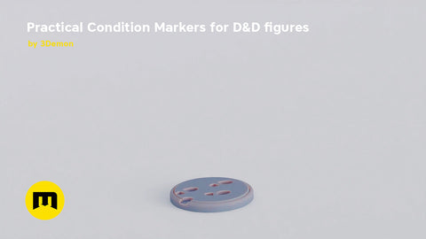 Practical Condition Markers for DnD figures