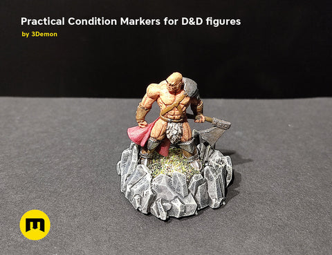Practical Condition Markers for DnD figures