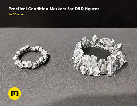 Practical Condition Markers for DnD figures