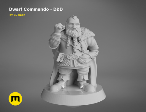 Dwarf Commando - D&D Set