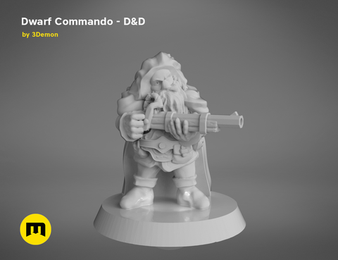 Dwarf Commando - D&D Set