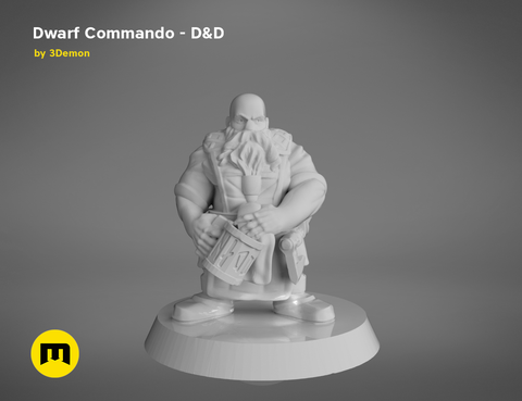 Dwarf Commando - D&D Set