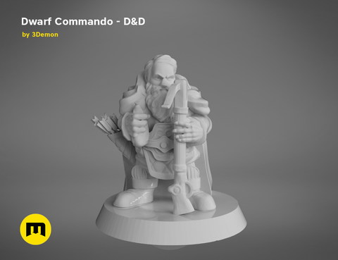 Dwarf Commando - D&D Set
