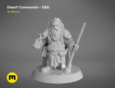 Dwarf Commando - D&D Set