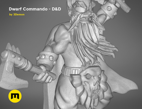 Dwarf Commando - D&D Set