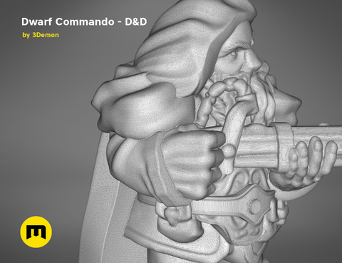 Dwarf Commando - D&D Set