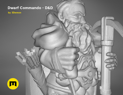 Dwarf Commando - D&D Set