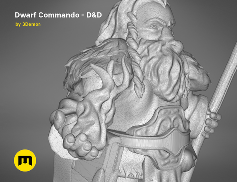 Dwarf Commando - D&D Set