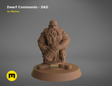 Dwarf Commando - D&D Set