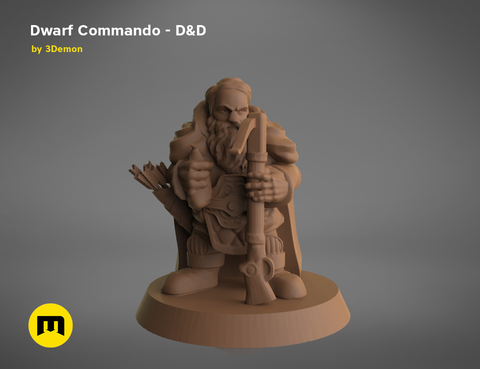 Dwarf Commando - D&D Set