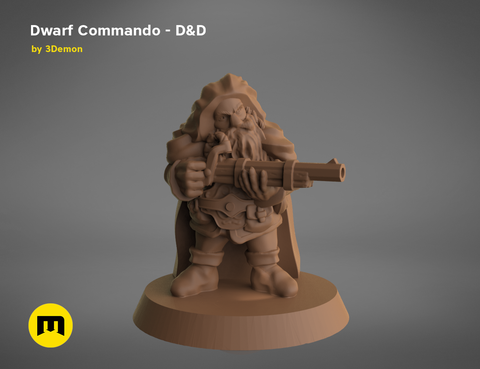 Dwarf Commando - D&D Set