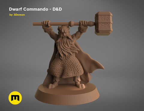 Dwarf Commando - D&D Set