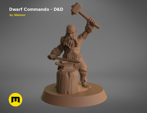 Dwarf Commando - D&D Set