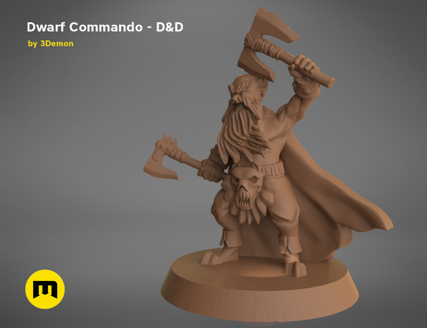 Dwarf Commando - D&D Set