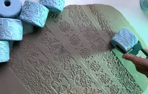 Texture Rollers — Floral Patterns