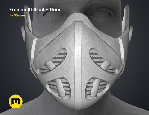Fremen Stillsuit Mask - Dune