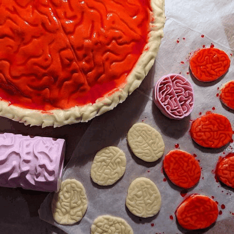 Brain Texture Roller Cookie Cutter