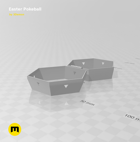 Pokeball Easter Egg Box Decoration