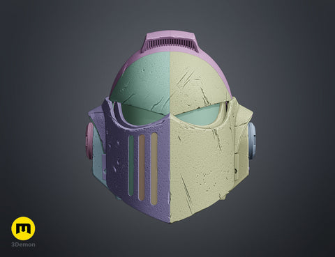 Space Marine Helmet - Bulwark Master Crafted