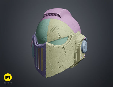 Space Marine Helmet - Bulwark Master Crafted