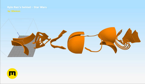 KyloRen's helmet (New) - Star Wars