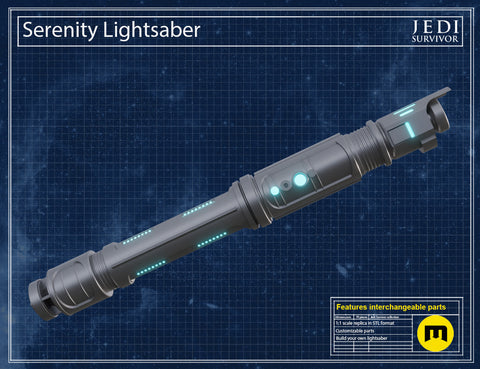 Serenity Lightsaber - Jedi Survivor