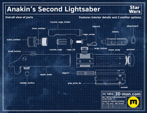 Anakin Skywalker's second lightsaber - Star Wars