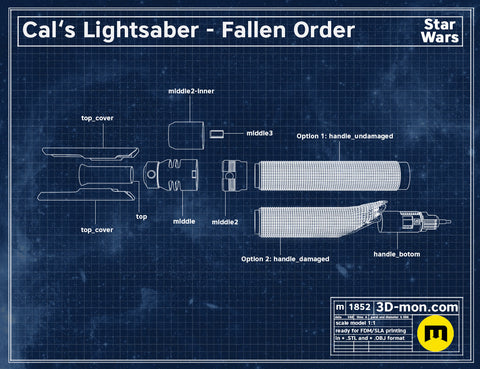 Cal Kestis Ligtsaber - Fallen Order
