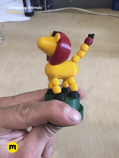 Collapsing Animal Toys