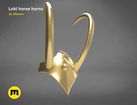 Loki horse helmet
