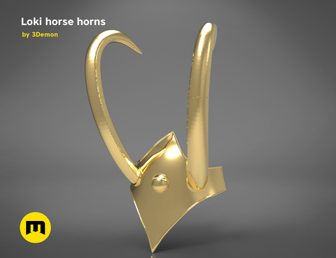 Loki horse helmet