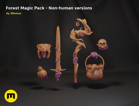 Magnetic DnD — Forest Magic Pack