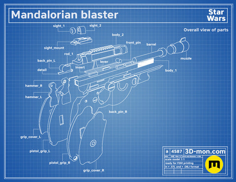 IB-94 Mandalorian Blaster