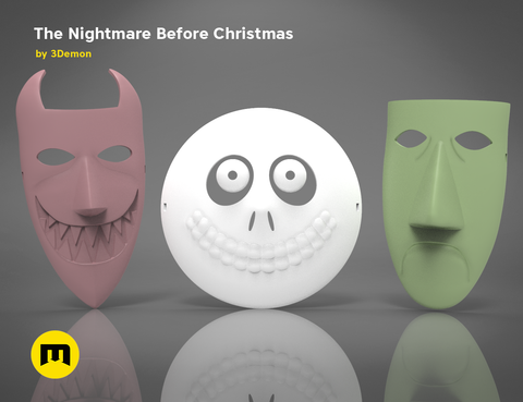 The Nightmare Before Christmas - masks bundle