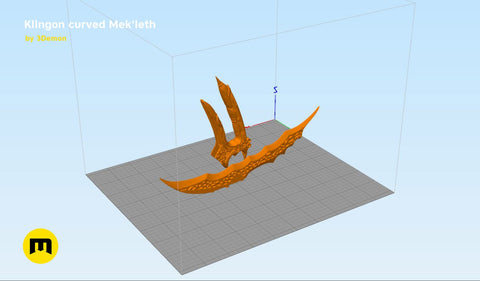 Klingon curved Mek'leth - Star Trek
