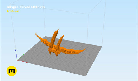 Klingon curved Mek'leth - Star Trek