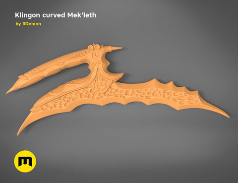 Klingon curved Mek'leth - Star Trek