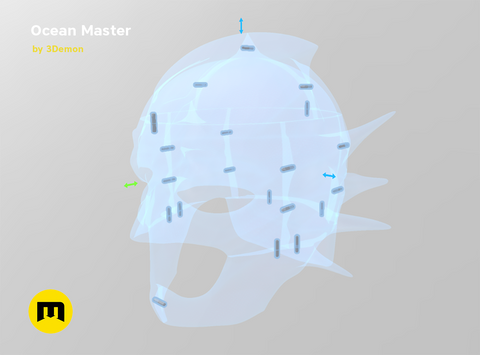 Ocean Master Helmet - Aquaman (King Orm)