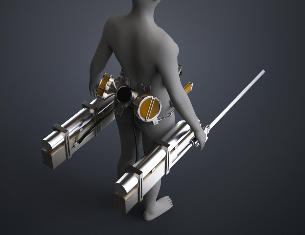 ODM Gear and Swords - Attack on Titan STL | 3D Print
