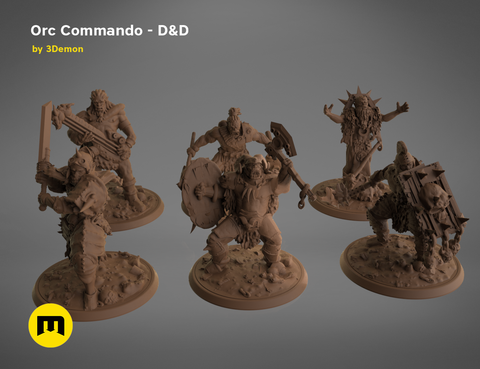 Orc Commando - D&D Set