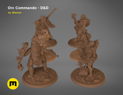 Orc Commando - D&D Set