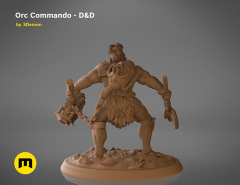 Orc Commando - D&D Set