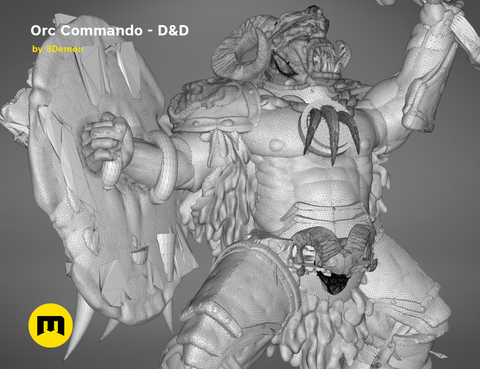 Orc Commando - D&D Set