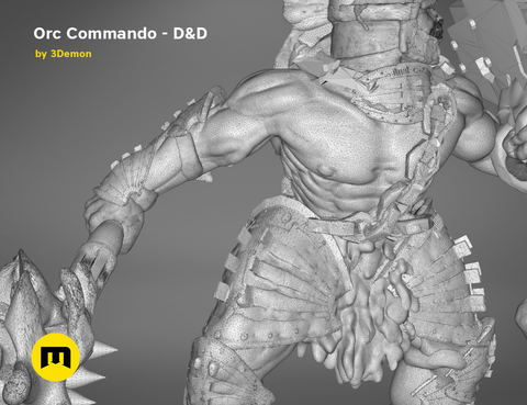 Orc Commando - D&D Set