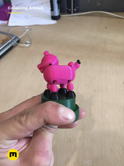 Collapsing Animal Toys