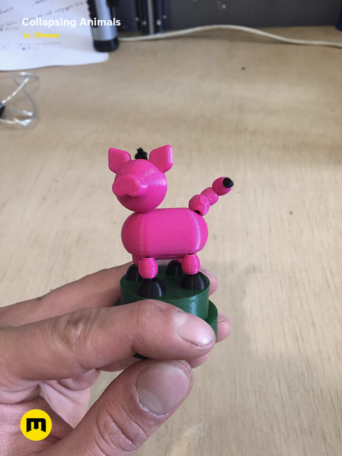 Collapsing Animal Toys