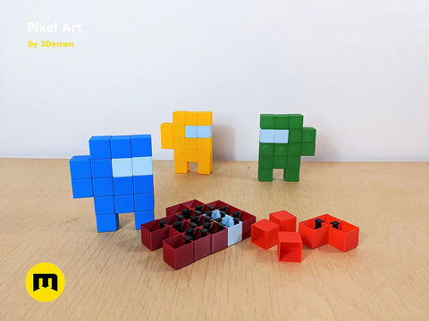Pixel Art Building Blocks