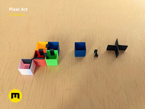 Pixel Art Building Blocks