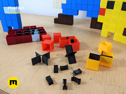 Pixel Art Building Blocks