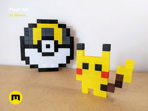 Pixel Art Building Blocks